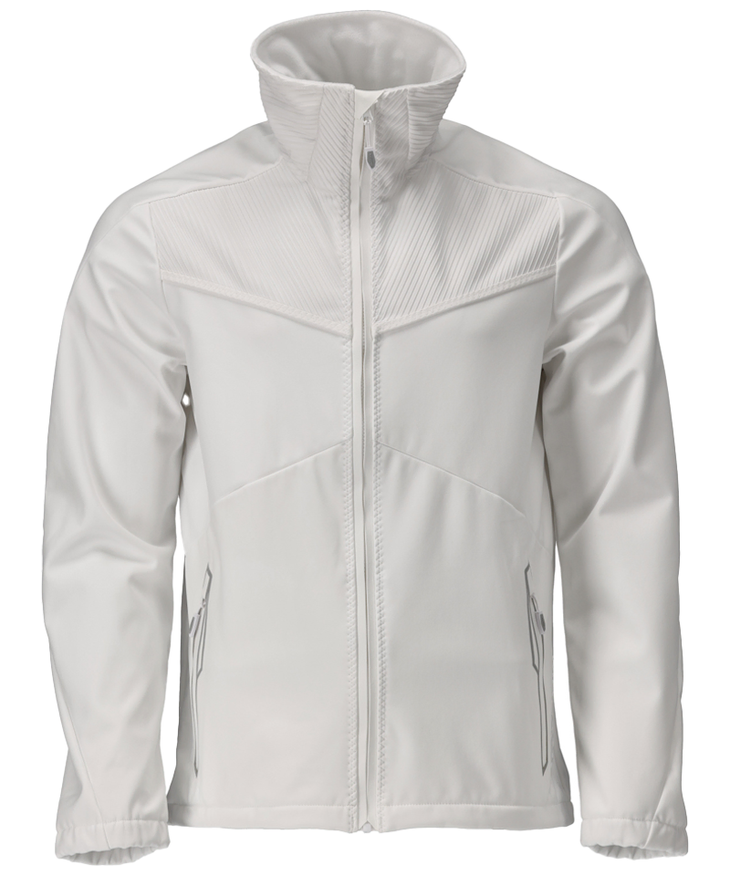 Mascot softshell jas 22302 wit voorkant