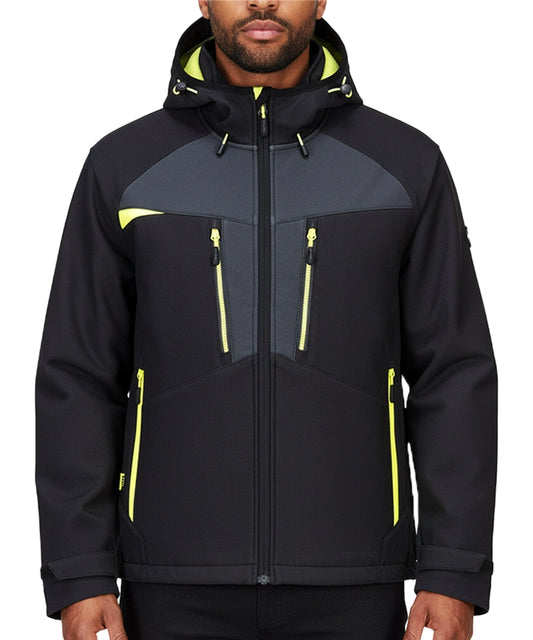 Softshell jas Portwest DX474 aan foto model
