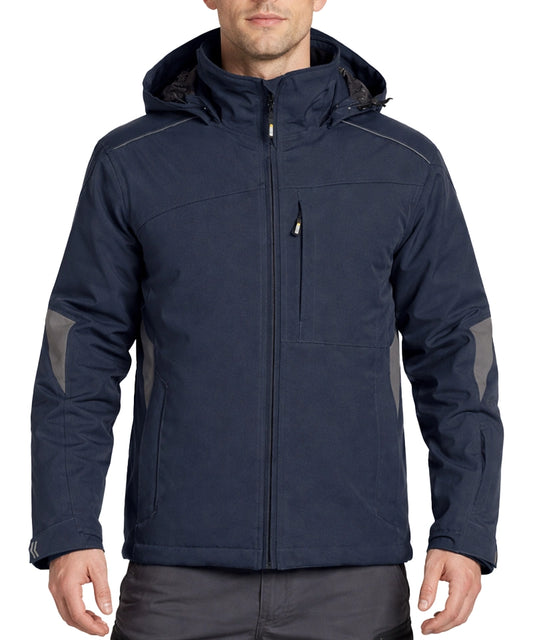 Stretch winterjas Dassy Nordix aan model