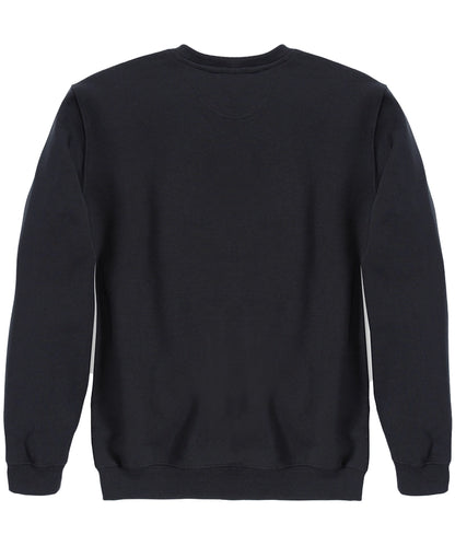 Carhartt sweater ronde hals zwart heren achterkant