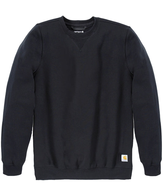 Carhartt sweater ronde hals zwart heren voorkant