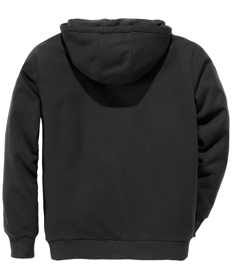 Carhartt rain defender Full Zip zwart achterkant