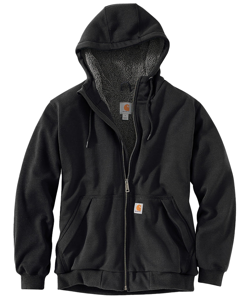 Carhartt rain defender Full Zip zwart voorkant