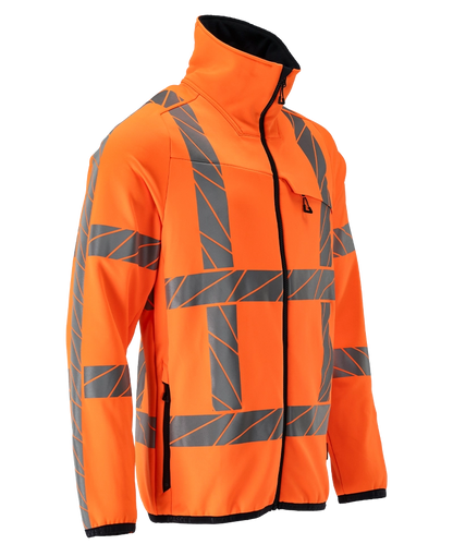 Mascot RWS Fleece vest 24103 RWS oranje zijkant schuin