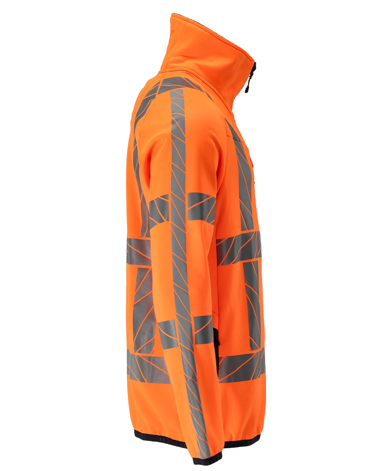 Mascot RWS Fleece vest 24103 RWS oranje zijkant mouw