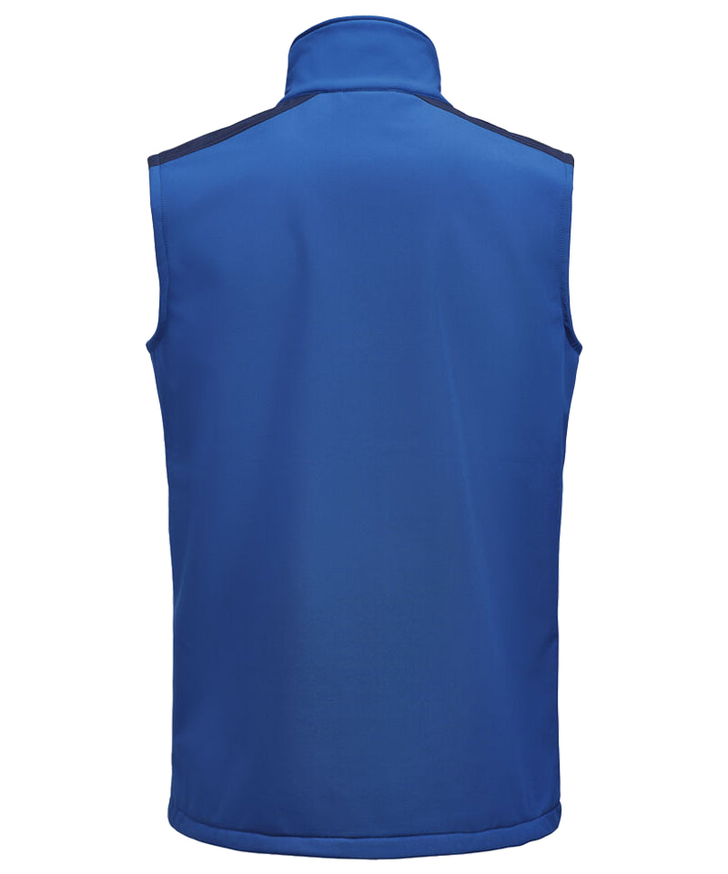 Softshell bodywarmer Printer Prime blauw-navy achterkant