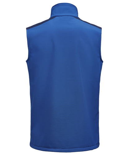 Softshell bodywarmer Printer Prime blauw-navy achterkant