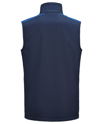 Softshell bodywarmer Printer Prime navy-blauw achterkant