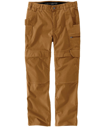 Carhartt stretch werkbroek 105074 bruin voorkant liggend