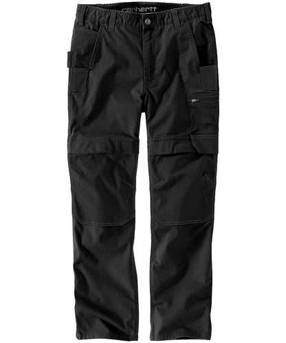 Carhartt stretch werkbroek 105074 zwart voorkant liggend