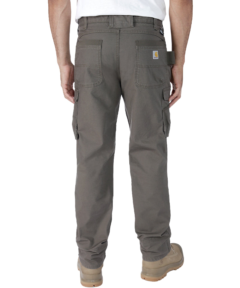 Carhartt stretch werkbroek 105072 achterkant aan antraciet