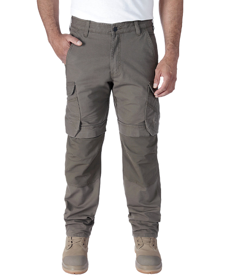 Carhartt stretch werkbroek 105072 voorkant aan antraciet