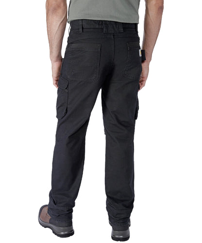 Carhartt stretch werkbroek 105072 achterkant aan zwart