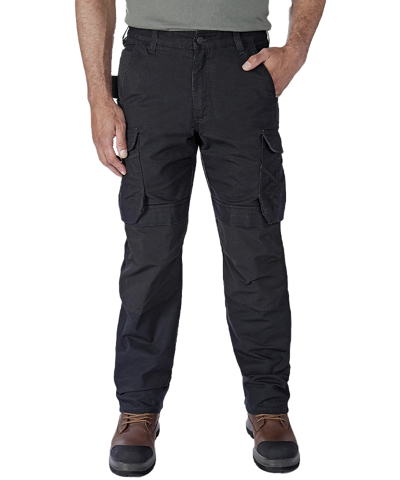 Carhartt stretch werkbroek 105072 voorkant aan zwart