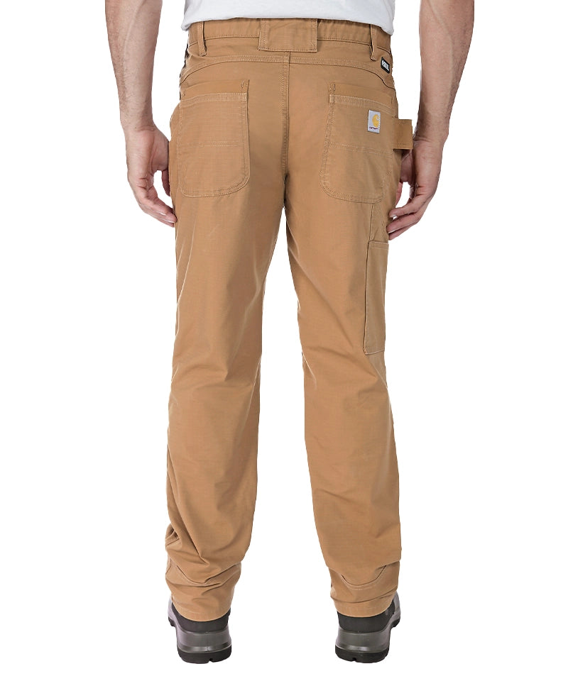 Carhartt stretch werkbroek 105075 achterkant aan bruin