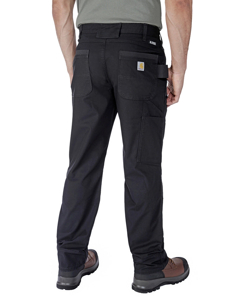 Carhartt stretch werkbroek 105075 achterkant aan zwart