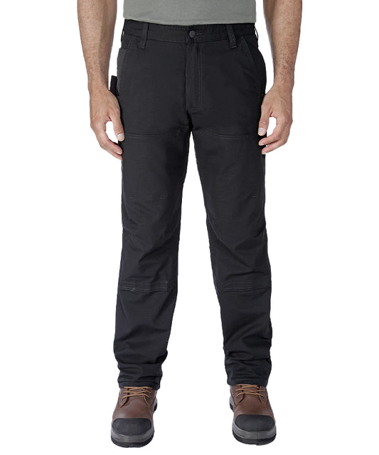 Carhartt stretch werkbroek 105075 voorkant aan zwart