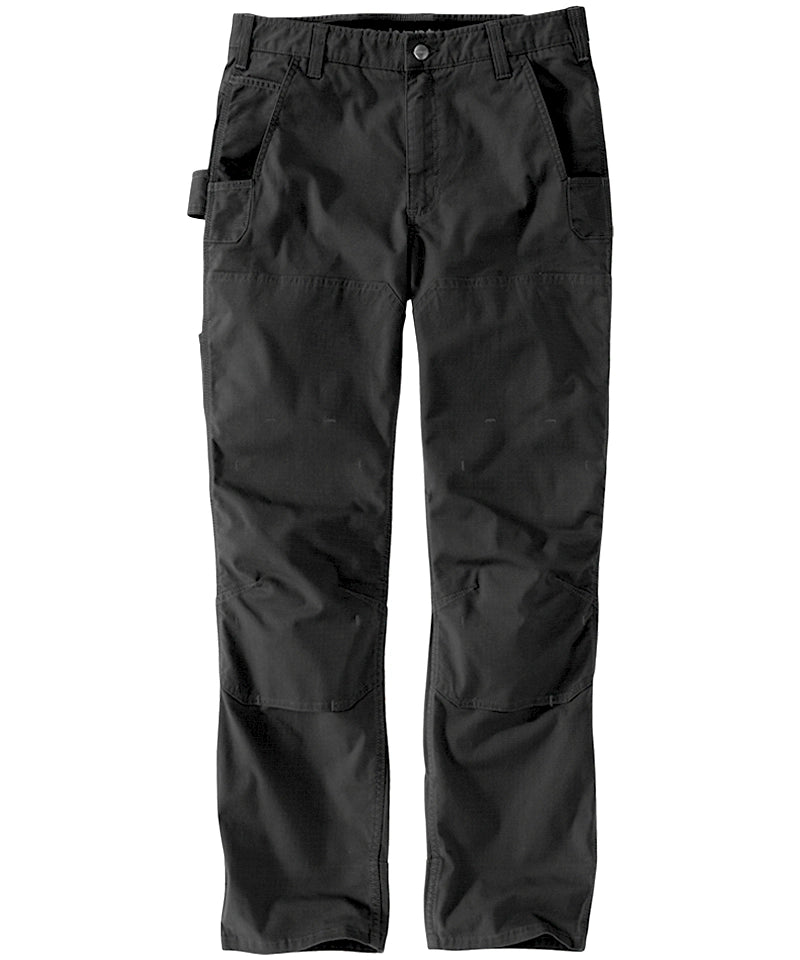 Carhartt stretch werkbroek 105075 voorkant zwart liggend