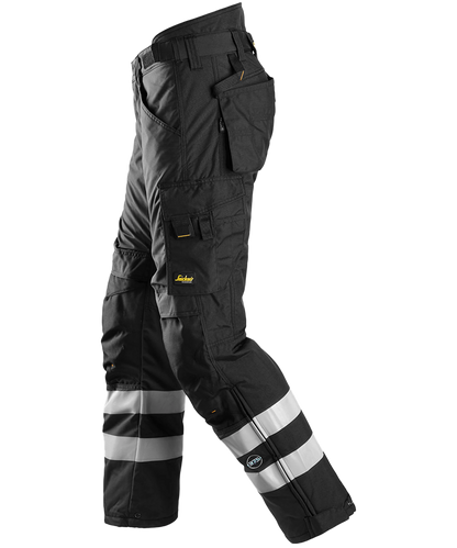 Gevoerde winterwerkbroek Snickers 6619 links