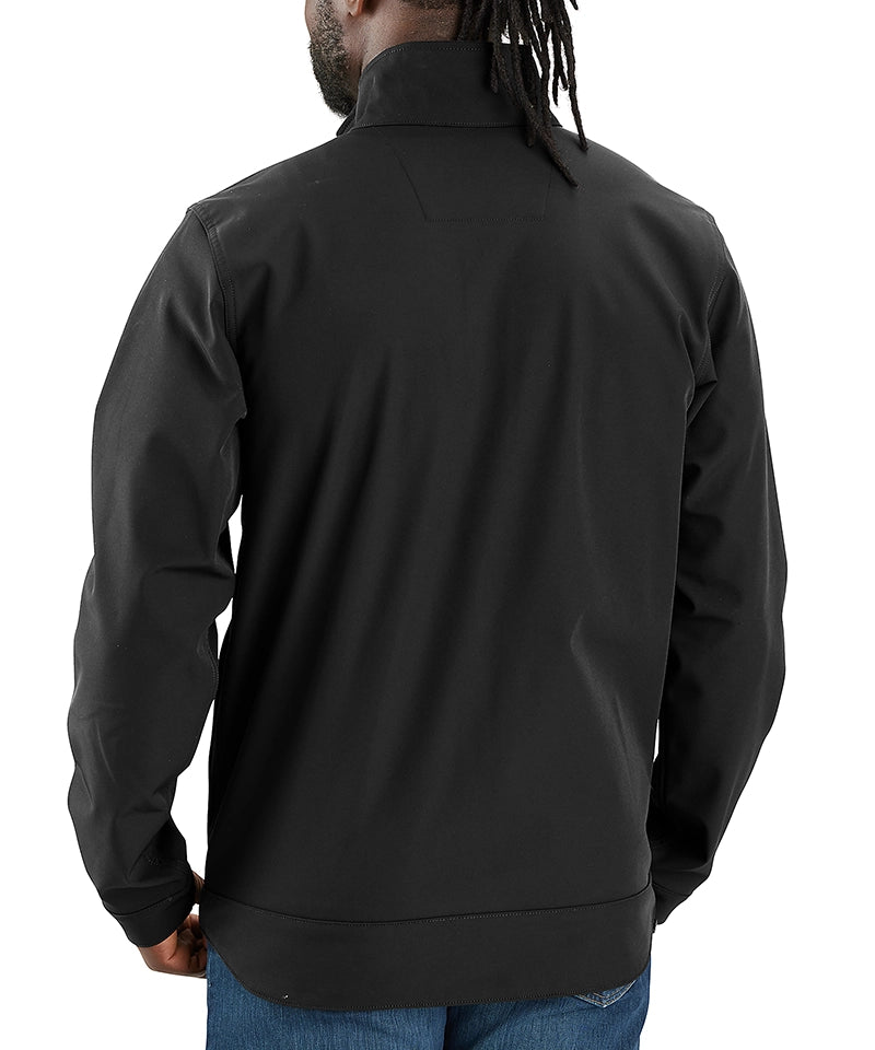 Carhartt softshell jas 106438 achterkant zwart aan