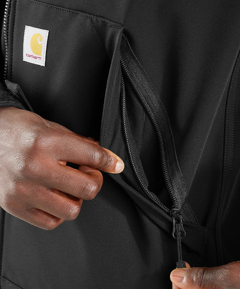 Carhartt softshell jas 106438 zakken met rits