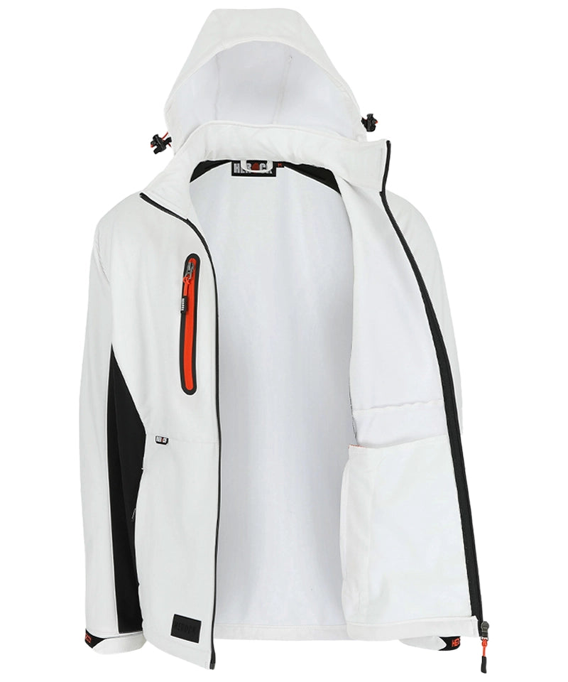 Softshell schildersjas Herock Trystan voorkant open