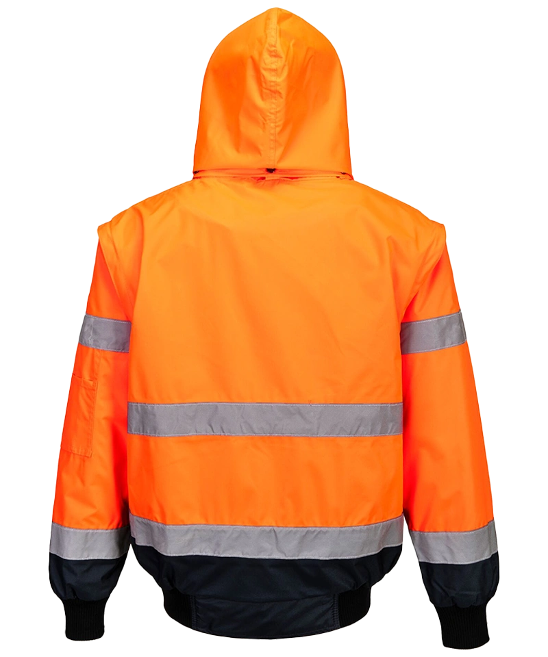 Portwest high-visibility 3 in 1 jas Oranje C465 achterkant