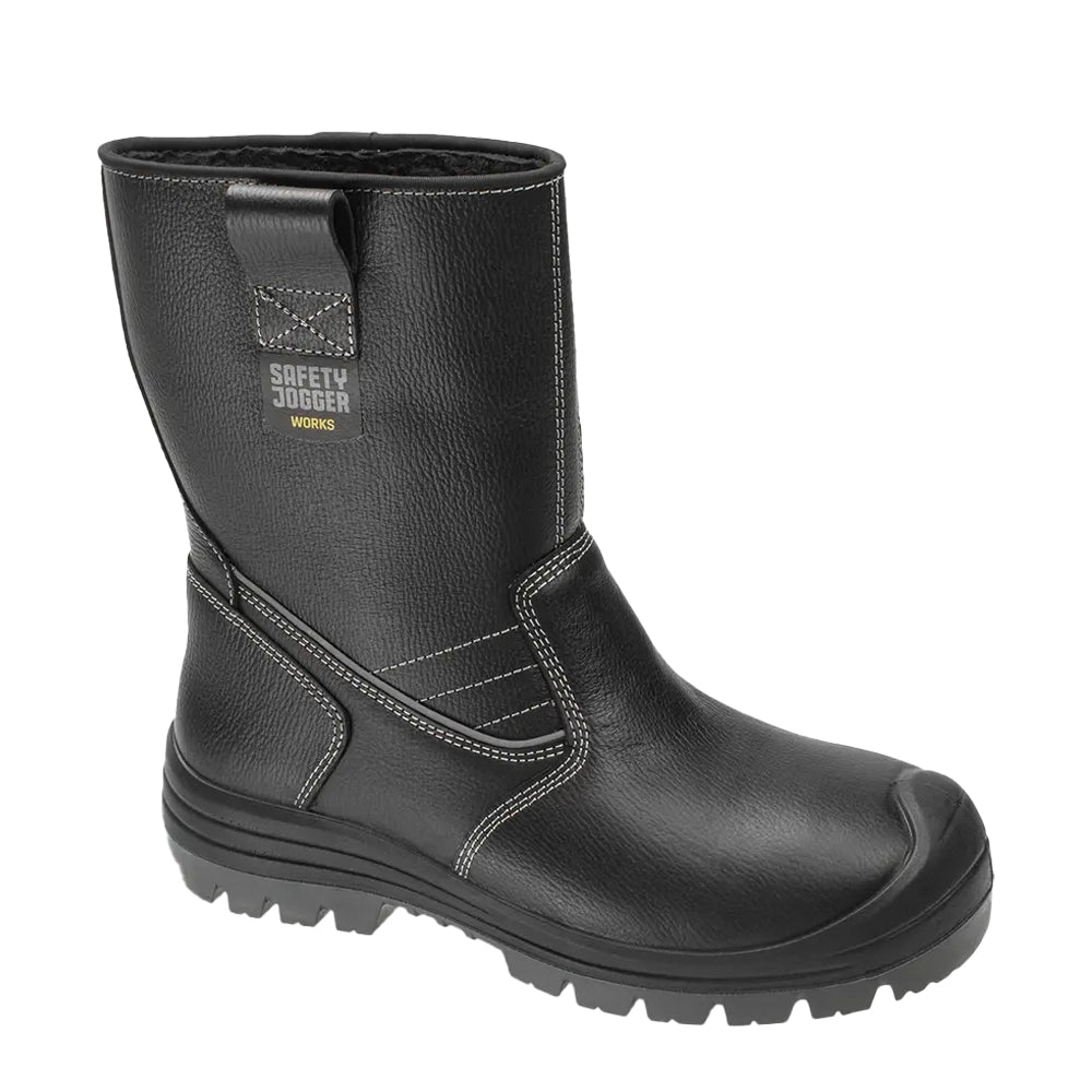 Werklaarzen Bestboot S3 Safety Jogger schuin zwart