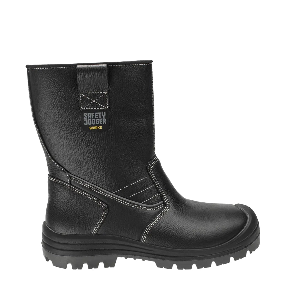 Werklaarzen Bestboot S3 Safety Jogger voorkant zwart