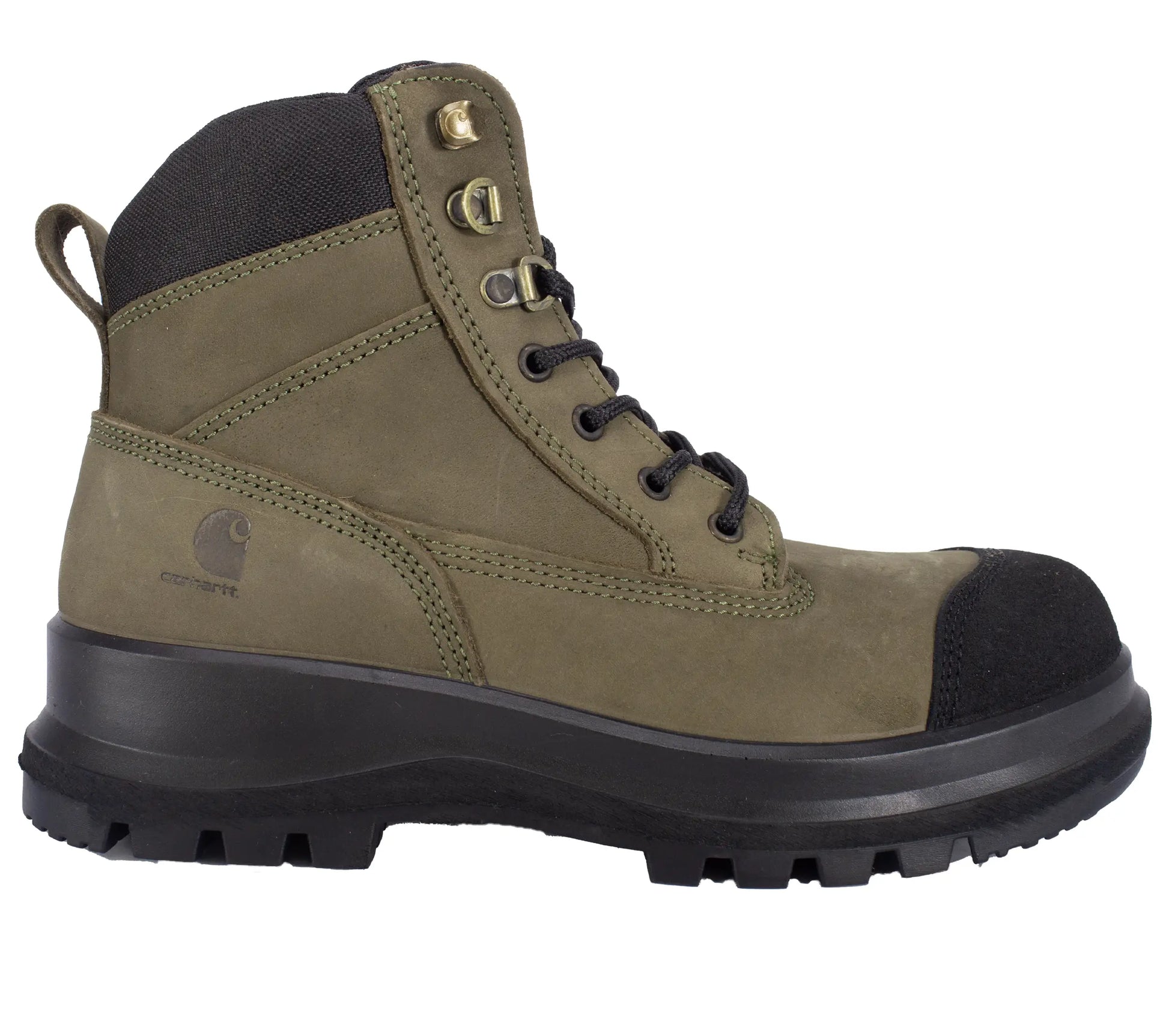 Werkschoenen Carhartt Detroit Groen met rits S3 SRC HRO voorkant