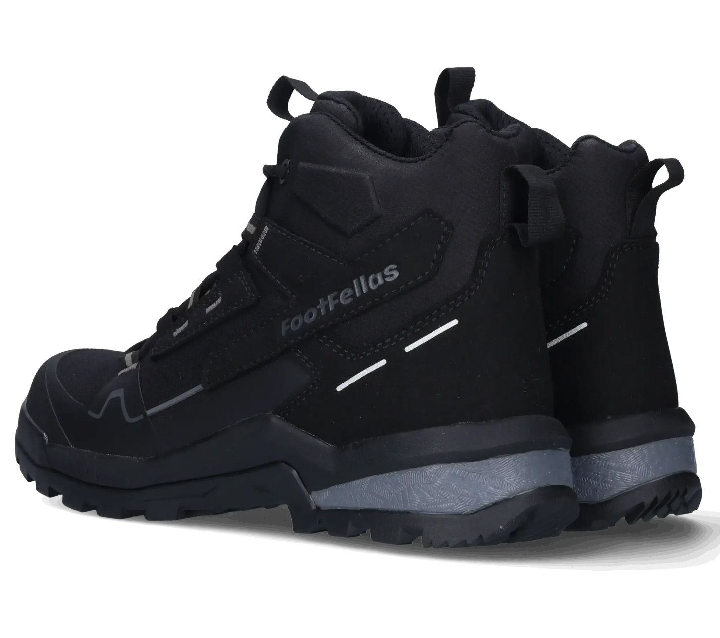 Footfellas dames werkschoenen S3S Joanne zwart achterkant paar