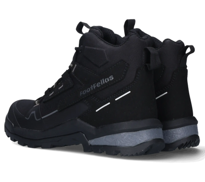 Footfellas dames werkschoenen S3S Joanne zwart achterkant paar