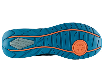 Puma werkschoenen Frontside Low S1P SRC HRO 64464 blauw met oranje zool