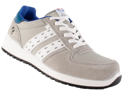 Quick werkschoenen S1P SRC Sprint Grijs schuin neus