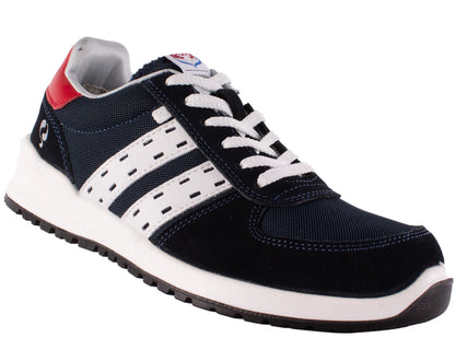 Quick werkschoenen S1P SRC Sprint Navy schuin