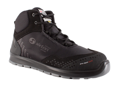 Sixton werkschoenen S3 SRC ESD Auckland Hoog details neus