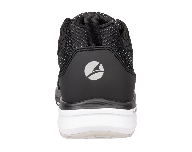 Albatros werkschoenen 64767 zwart achterkant logo 