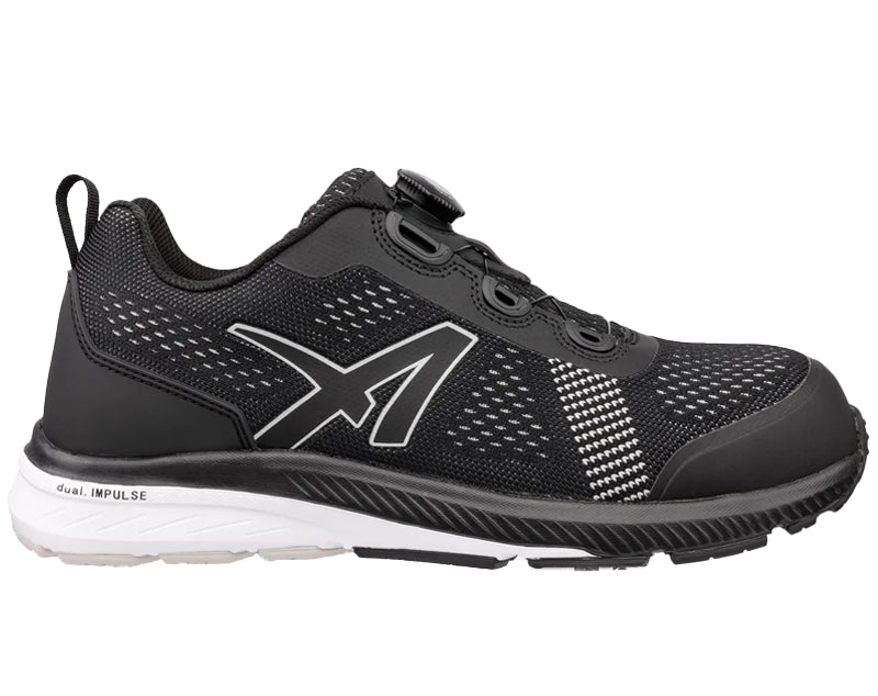 Albatros werkschoenen 64767 zwart zijkant