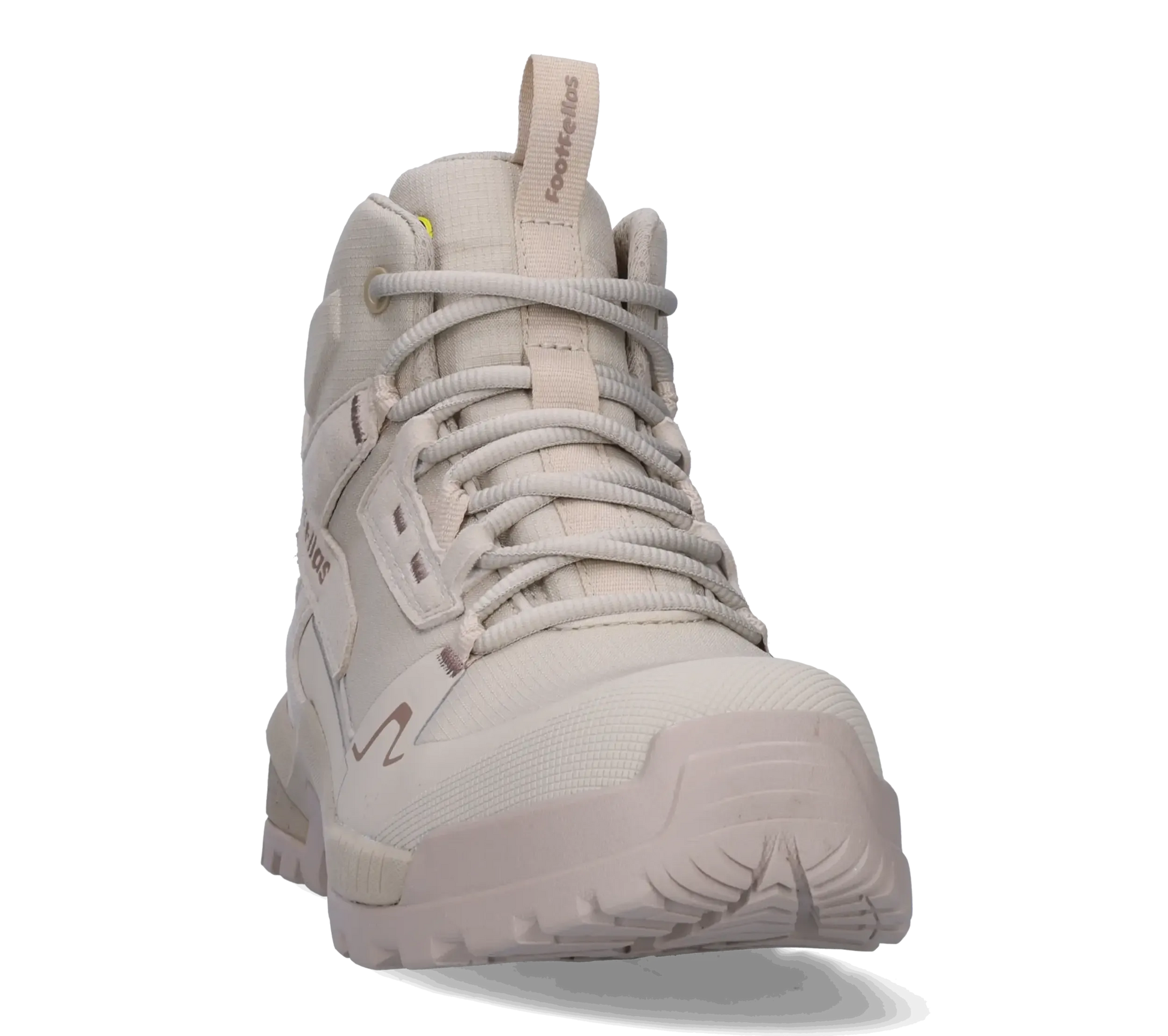 Footfellas dames werkschoenen S3S Joanne khaky voorkant neus