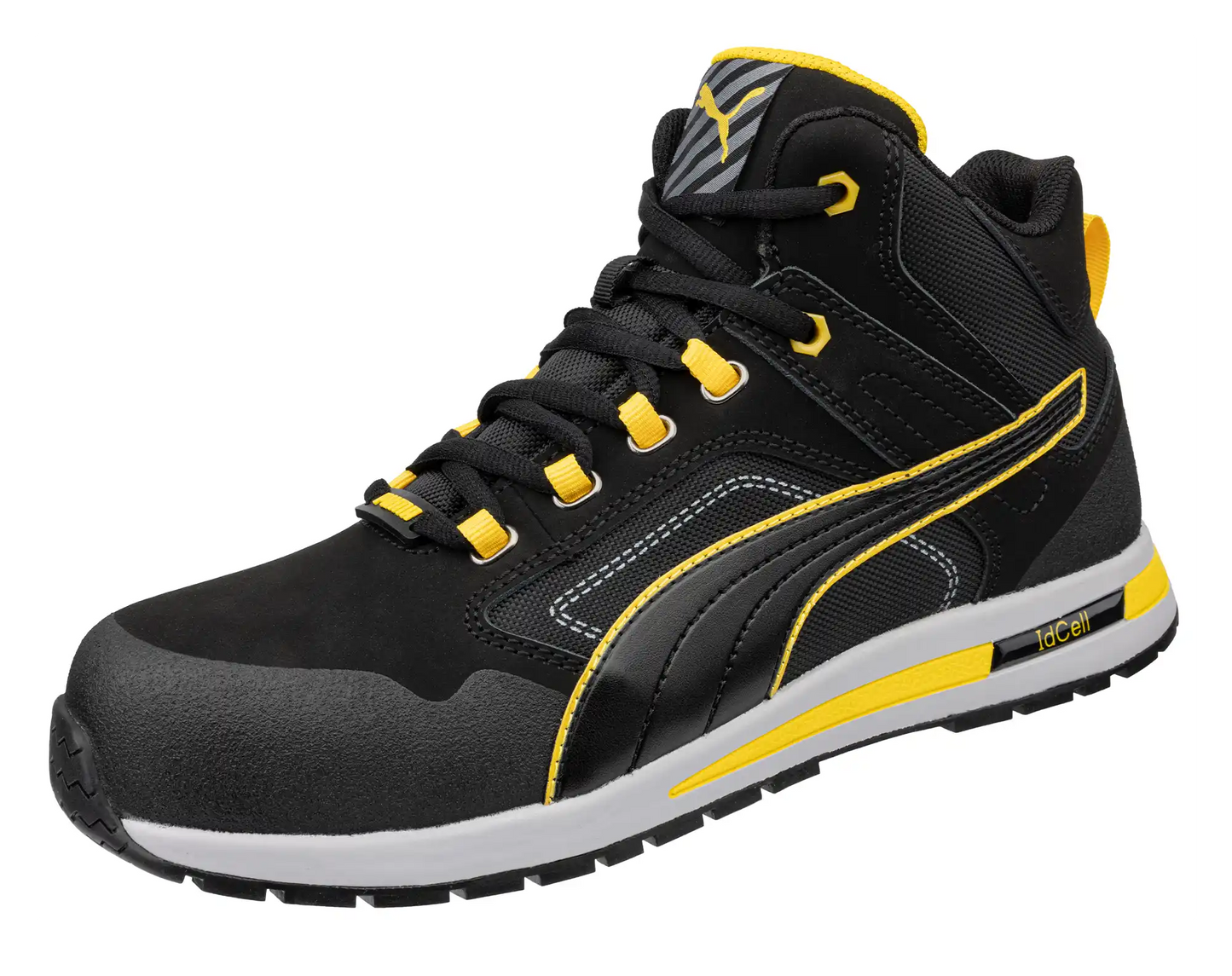 Puma werkschoenen Crosstwist Mid SB neus
