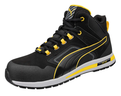 Puma werkschoenen Crosstwist Mid SB neus