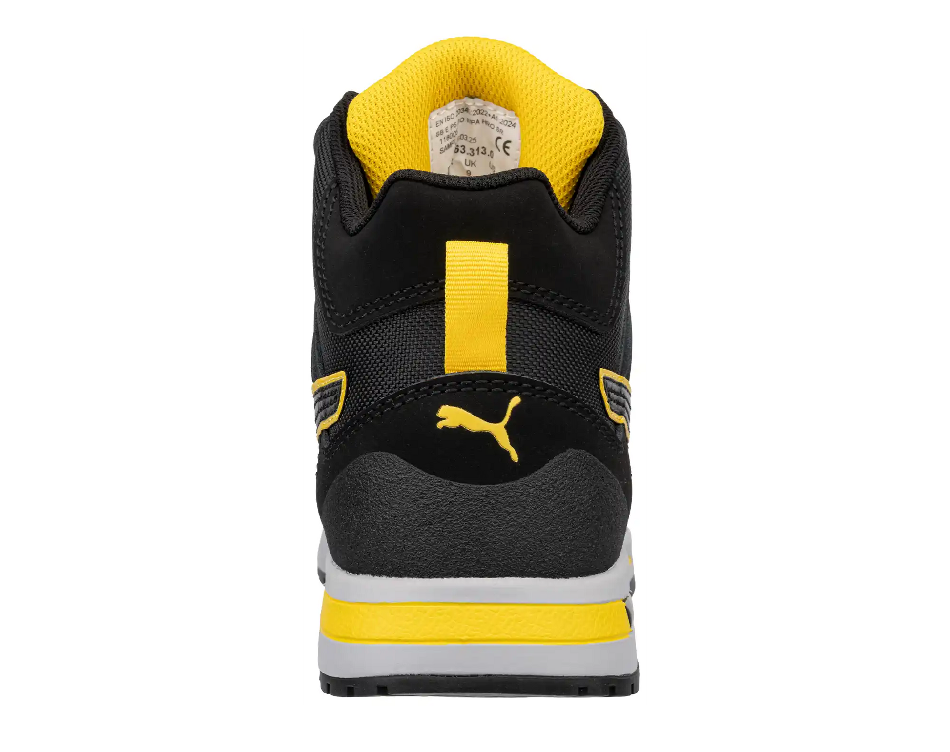 Puma werkschoenen Crosstwist Mid SB achterkant 