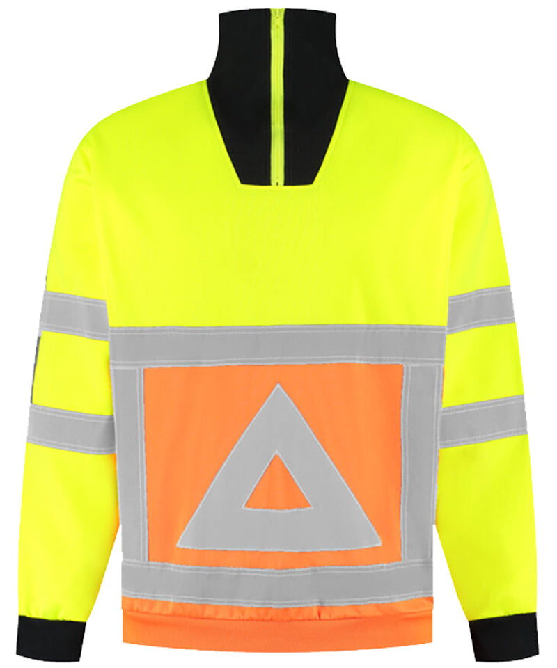 Zipneck sweater Verkeersregelaars RWS - Voorkant