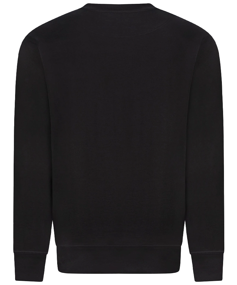 Back to Basics Basic Sweater Tommy zwart achterkant