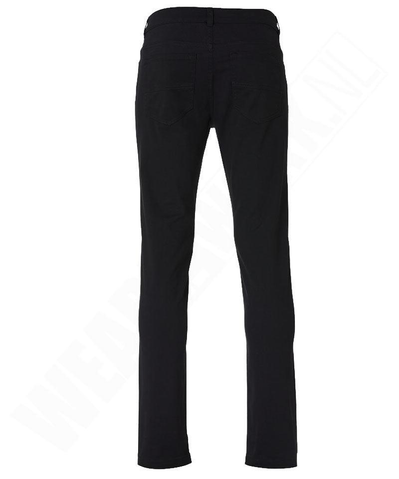 Stretch werkbroek Clique heren zwart achterkant