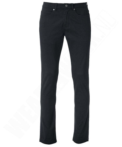 Stretch werkbroek Clique heren zwart voorkant