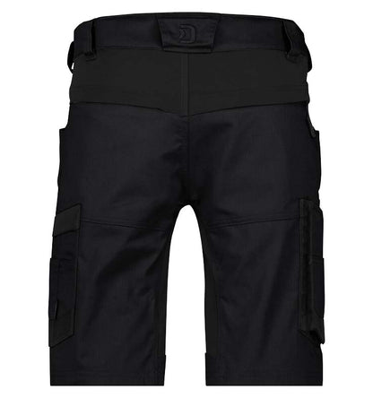 Dames korte werkbroek dassy axis zwart next achterkant