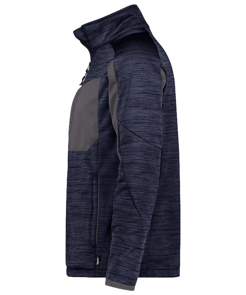 Dassy vest Convex next Navy zijkant
