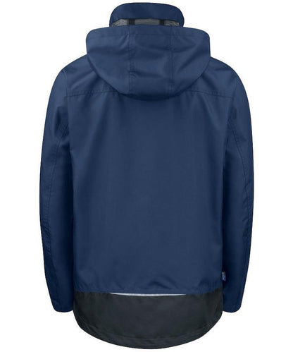 Projob gevoerde werkjas 4441 navy achterkant