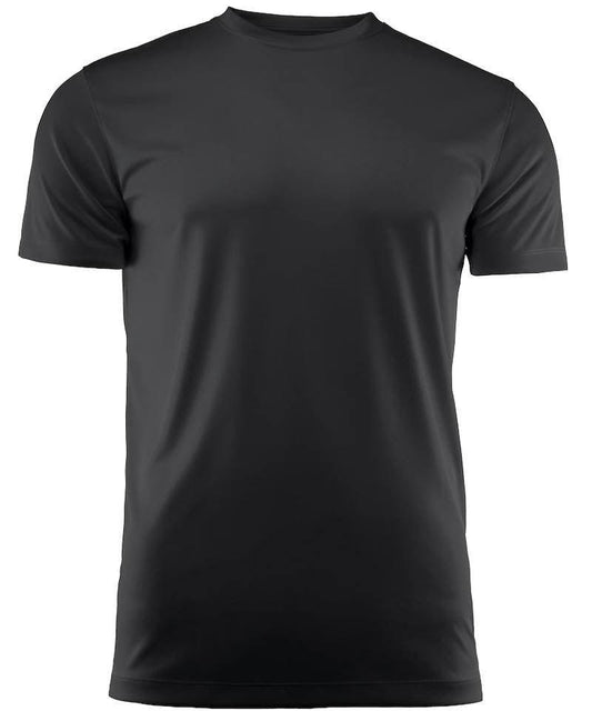 Printer sportshirt zwart